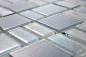Preview: Carreaux de mosaique Mosaique de verre Anthracite gris Cream irise
