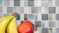 Preview: Mosaikfliesen Glasmosaik Cream Grau Schlamm Beige Perl Schillernd