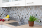 Preview: Carreaux de mosaique Mosaique de verre Blanc gris Beige Perle irisee perle