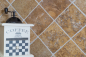 Preview: Fliese Travertin Naturstein Mosaik Antikmarmor Gelb Gold Braun F-45-51010