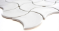 Preview: Mosaique aspect blanc Ceramique blanche brillante - 10 feuilles de mosaique