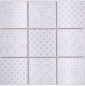 Preview: Mosaique Carre Geo White Ceramique retro blanc brillant
