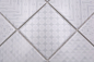 Preview: Mosaique Carre Geo White Ceramique retro blanc brillant