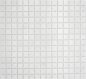 Preview: Mosaik Spritzschutz Pooloptik Glas weiss glaenzend - 10 Mosaikblaetter