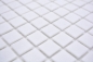 Preview: Schwimmbad Mosaik Fliese Poolmosaik Glasmosaik Super Weiss - 200-A01