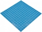 Preview: Mosaik Glas blau glaenzend - 10 Mosaikblaetter
