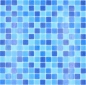 Mobile Preview: Schwimmbad Mosaik Fliese Poolmosaik Glasmosaik Blau Hellblau Mittelblau Dunkelblau II - 210-PA335