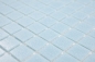 Preview: Schwimmbad Mosaik Fliese Poolmosaik Glasmosaik Hellblau papierverklebt - 200-A11-P
