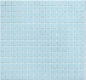 Preview: Schwimmbad Mosaik Fliese Poolmosaik Glasmosaik Hellblau papierverklebt - 200-A11-P