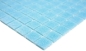 Preview: Schwimmbad Mosaik Fliese Poolmosaik Glasmosaik Himmelblau papierverklebt - 200-A12-P