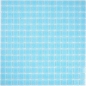 Preview: Schwimmbad Mosaik Fliese Poolmosaik Glasmosaik Himmelblau papierverklebt - 200-A12-P