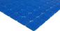 Preview: Azulejo de mosaico para piscina, mosaico de vidrio azul oscuro - 720 esteras sobre palé