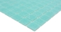 Preview: Mosaique carree verre uni vert brillant
