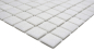 Preview: Mosaique aspect piscine verre blanc brillant - 10 feuilles de mosaique