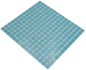 Preview: Schwimmbad Mosaik Fliese Poolmosaik Glasmosaik Pastell Blau Türkis - 200-A52