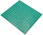 Preview: Mosaique aspect piscine verre turquoise brillant - 10 feuilles de mosaique
