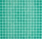 Preview: Mosaique aspect piscine verre turquoise brillant - 10 feuilles de mosaique