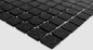 Preview: Mosaik Pooloptik Glas schwarz glaenzend - 10 Mosaikblaetter