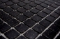 Preview: Mosaik Pooloptik Glas schwarz glaenzend - 10 Mosaikblaetter