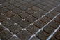 Preview: Schwimmbad Mosaik Fliese Poolmosaik Glasmosaik Dunkelbraun Spots - 10 Mosaikmatten