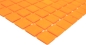 Preview: Mosaique aspect piscine verre orange brillant - 10 feuilles de mosaique