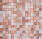 Preview: Mosaique Quadrat mix Goldstar clair blanc bronze verre mat