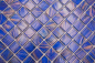 Preview: Mosaique aspect piscine verre bleu brillant - 10 feuilles mosaique