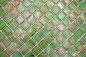 Preview: mosaique de verre carreau de mosaique vert perle clair vert clair or cuivre changeant