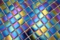 Preview: Azulejo de mosaico de vidrio Iridium Black Rainbow Flip Flop Colours - 240-WA48