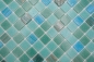 Mobile Preview: Schwimmbadmosaik Poolmosaik Glasmosaik türkis grün Mix Fliese 200-SMT | 1 Matte