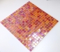 Mobile Preview: Glasmosaik Mosaikfliese Iridium Orange Rot Regenbogen Flip Flop Farben - 58-0902