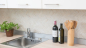 Preview: Mosaik Fischgrät Steinoptik hellbeige Keramik Fischgrätoptik matt