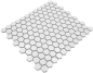Preview: Mosaik Hexagon uni weiß matt Keramik Hexagonoptik R9