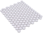 Preview: Mosaico de ceramica mosaico azulejo hexagono blanco mate esmaltado antideslizante R10B azulejo backsplash mosaico estera - 11H-0101-R10