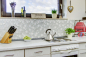 Preview: Mosaik Hexagon Glasmosaik Stein mix 3D weiß Mix Transluzent Hexagonoptik matt