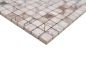 Preview: Jasba Agrob Buchtal Marble & More Mosaik Keramik Steinzeug illusion beige glänzend Mamoroptik Küche Bad Dusche JBMM24