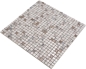 Preview: Jasba Agrob Buchtal Marble & More Mosaik Keramik Steinzeug illusion beige glänzend Mamoroptik Küche Bad Dusche JBMM24
