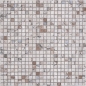 Preview: Jasba Agrob Buchtal Marble & More Mosaik Keramik Steinzeug illusion beige glänzend Mamoroptik Küche Bad Dusche JBMM24