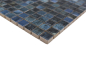 Preview: Jasba Agrob Buchtal Marble & More Mosaik Keramik Steinzeug labradorit blue glänzend Mamoroptik Küche Bad Dusche JBMM26