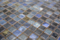 Preview: Jasba Agrob Buchtal Marble & More Mosaik Keramik Steinzeug labradorit blue glänzend Mamoroptik Küche Bad Dusche JBMM26