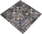 Preview: Jasba Agrob Buchtal Marble & More Mosaik Keramik Steinzeug illusion dark glänzend Mamoroptik Küche Bad Dusche JBMM22