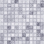 Preview: Jasba Pattern Mosaik Keramik Steinzeug grau matt Retrooptik Küche Bad Dusche JBPV02