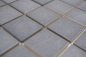 Preview: Mosaik Steinoptik Keramik Steinzeug schiefer matt - 10 Mosaikblaetter