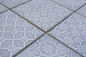 Preview: Mosaik Retrooptik Keramik Steinzeug nordic blue glaenzend - 10 Mosaikblaetter