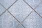 Preview: Mosaik Retrooptik Keramik Steinzeug nordic blue glaenzend - 10 Mosaikblaetter