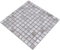 Preview: Mosaico quadrato Laceo Grey design ceramico look grigio opaco
