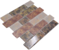 Preview: Mosaique de verre Matte Metro aspect mur composite rouille marron beige 68-1379L - Kopie