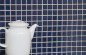 Preview: Mosaik Keramik kobaltblau glaenzend - 10 Mosaikblaetter