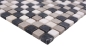 Mobile Preview: Natursteinmosaik Marmor beige grau schwarz matt Wand Boden Küche Bad Dusche - 38-15-1125