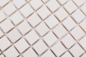 Preview: Marmor Mosaik Natursteinmosaik weiß cream Botticino Anticato 38-0104